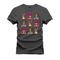 Camiseta Plus Size Unissex Algodão Macia Premium Estampada Ursos Multiplicados - Grafite - Marca Nexstar