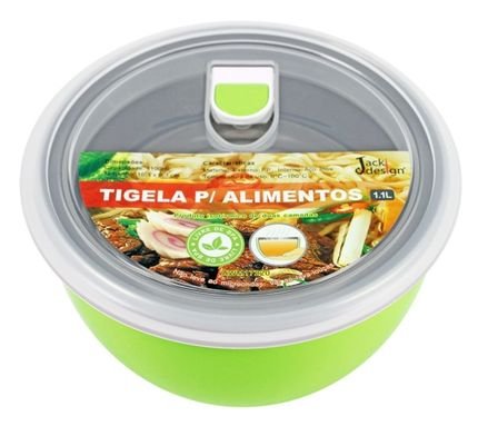 Menor preço em Tigela para Alimentos 1100ml Jacki Design Lifestyle Verde