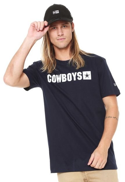 Camiseta New Era Cowboys Azul-marinho - Marca New Era