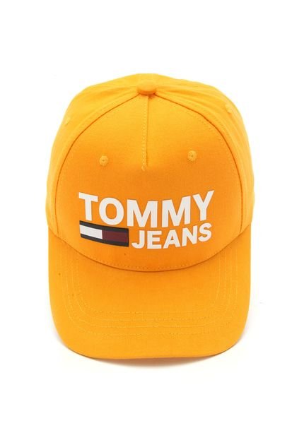 Boné Tommy Jeans Lettering Amarelo - Marca Tommy Jeans