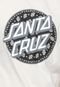 Camiseta Santa Cruz Paisley Dot Branco - Marca Santa Cruz