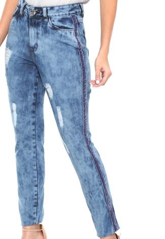 Calça Jeans GRIFLE COMPANY Mom Acid Azul
