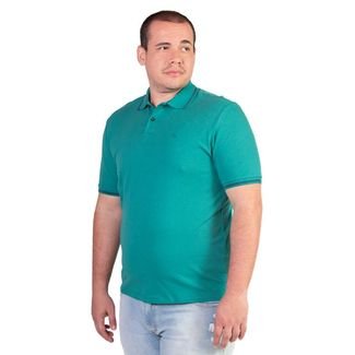 Camisa Polo Manga Curta Masculina 007490006 Slim Ogochi Verde