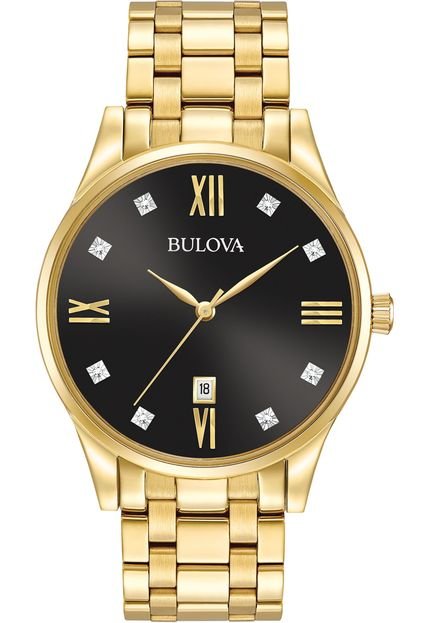 Relógio Bulova 97D108 Dourado - Marca Bulova