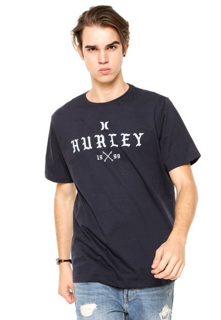 Camiseta Hurley Wordwild Azul-Marinho - Marca Hurley