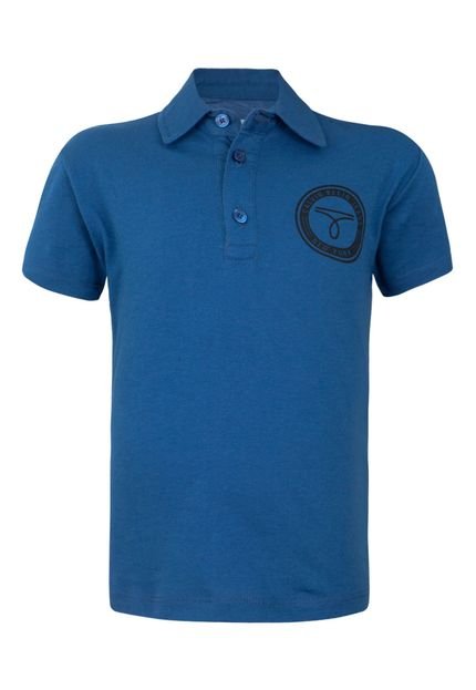 Camisa Polo Calvin Klein Kids Estampa Azul - Marca Calvin Klein Kids