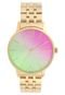 Relógio Lince LRG606L-Q2KX Dourado/Rosa/Verde - Marca Lince