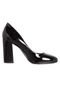 Scarpin My Shoes Salto Grosso Preto - Marca My Shoes