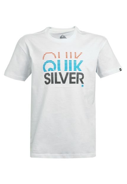 Camiseta Quiksilver Juvenil Ride Along Shamr Branca - Marca Quiksilver