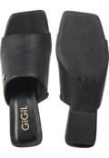 Tamanco Salto Alto Bloco Grosso Sandal Ankle Boots Confortável GiGiL Preto - Marca Gigil