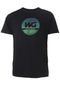 Camiseta WG Tribe Neon Preta - Marca WG Surf
