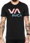 Camiseta RVCA Chopped Va Preta - Marca RVCA
