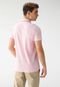 Camisa Polo Colcci Reta Logo Rosa - Marca Colcci