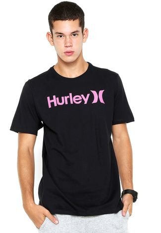 Camiseta Hurley Color Cmyk Preta