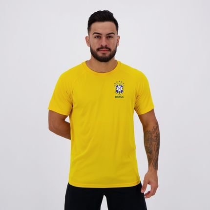 Camisa Brasil CBF Basic Amarela - Marca SPR
