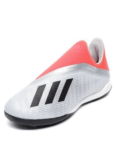 Zapatilla de Baby Fútbol X 19.3 LL TF Plateado/Rojo adidas performance - Compra Ahora | Dafiti