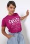 Camiseta Colcci Logo Pink - Marca Colcci