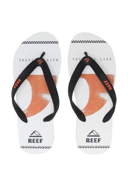Chinelo Reef Switchfoot Kell Branco - Marca Reef