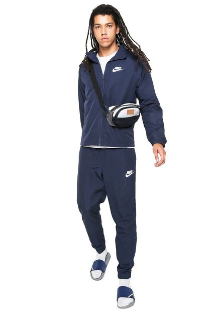Agasalho Nike Sportswear Trk Suit Wvn Ba Azul - Marca Nike Sportswear
