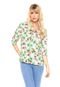 Camisa Meiling Floral Bege - Marca Meiling