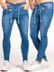 Calça Jeans Masculina Super Skinny Média Ref: 167 - Marca CAMISETERIA TATTOOS