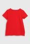 Camiseta Malwee Kids Infantil Lettering Vermelha - Marca Malwee Kids