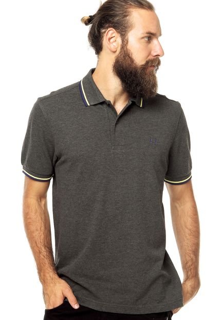 Camisa Fred Perry Polo Cinza - Marca Fred Perry