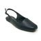 Sapatilha Slingback Feminina Rasteira Bico Quadrado Confort  Preto - Marca Florim Brasil Oficial