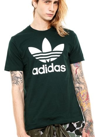 Camiseta adidas Originals Trefoil Verde