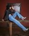 Calça Jeans Wide Leg Feminina Cintura Alta com Cinto 23602 Média Consciência - Marca Consciência