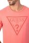 T-SHIRT GUESS MASC LOGO TRIANGULO RELEVO - Marca Guess