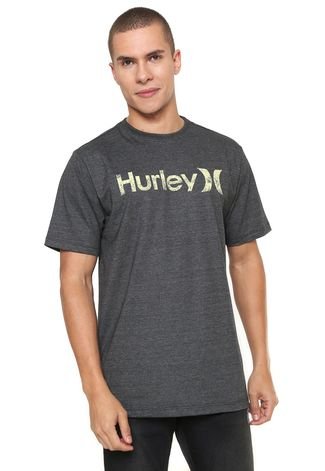 Camiseta Hurley Push Throught Cinza