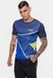 Camiseta Diadora Masculina Active Mass Frieze Azul Marinho - Marca Diadora