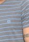 Camiseta Mr Kitsch Listrada Cinza - Marca MR. KITSCH