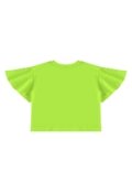 Conjunto Infantil com Blusa e Short-Saia para Menina Bee Loop Verde - Marca Bee Loop