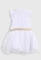 Vestido Tip Top Infantil Tule Branco - Marca Tip Top