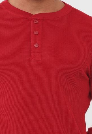 Camiseta GAP Texturizada Vermelha