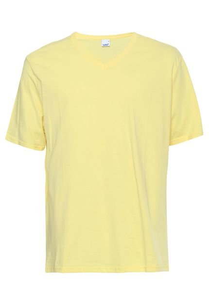 Camiseta WEE! Gola V Amarela - Marca Wee! Plus