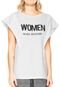 Camiseta Carmim Women Make Branca - Marca Carmim