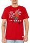 Camiseta Mitchell & Ness Chicago Bulls Vermelha - Marca Mitchell & Ness