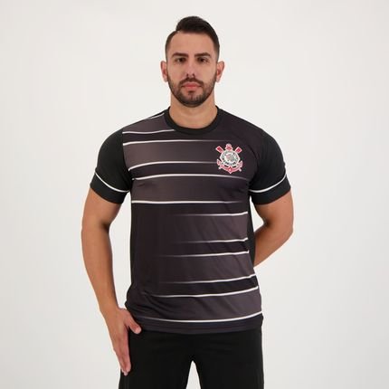 Camisa Corinthians Bryk Preta e Branca - Marca SPR