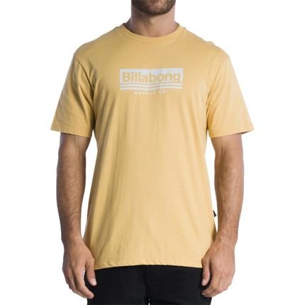 Camiseta Billabong Walled Plus Size SM24 Masculina Mostarda - Marca Billabong