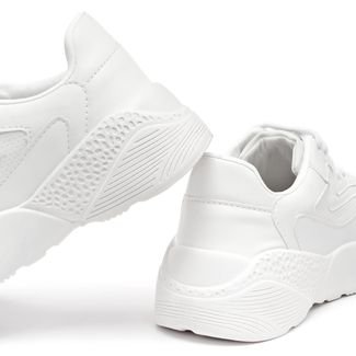 Tênis Feminino Branco Casual Vili Chunk Sneaker