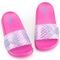 Chinelo Slide Nuvem Infantil Plugt Sereia Brilho Rosa Pink Transparente - Marca Plugt