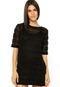 Vestido Anna Flynn Mix Preto - Marca Anna Flynn