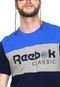 Camiseta Reebok Classic Collegiate Azul-Marinho/Cinza - Marca Reebok Classic