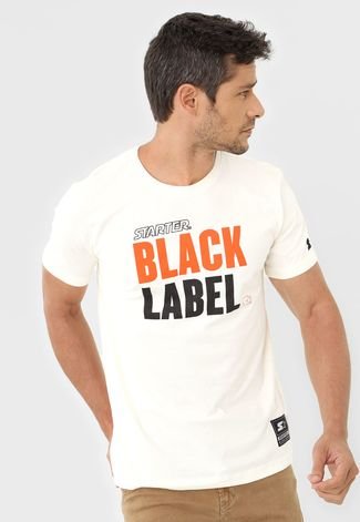 Camiseta S Starter Black Label Off-White