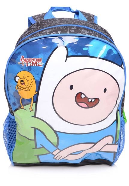 Mochila de Costas Infantil DMW G Finn Azul A Hora Da Aventura - Marca DMW