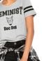 Camiseta Doc Dog Feminista Cinza - Marca Doc Dog