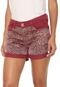 Short Jeans Biotipo Reto Jacquard Vermelho - Marca Biotipo